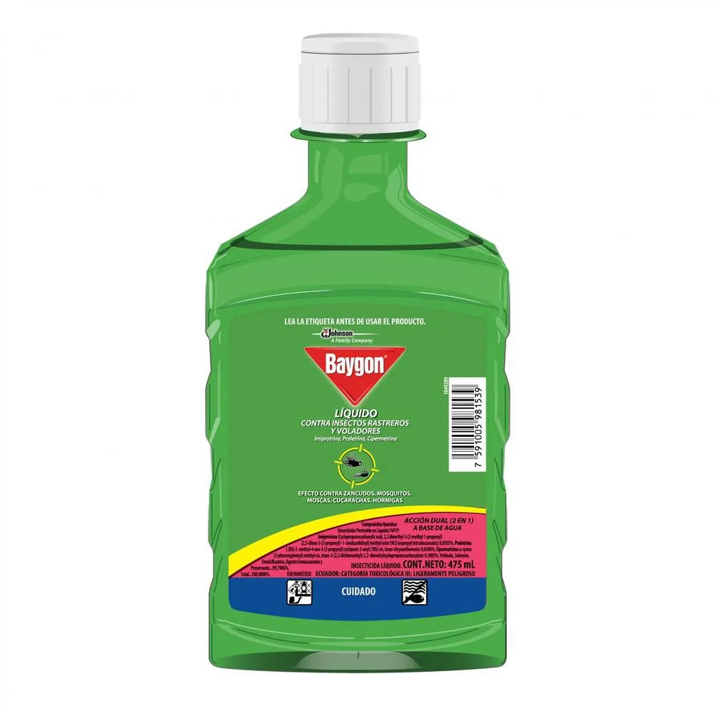BAYGON LIQUIDO X 475ML UND