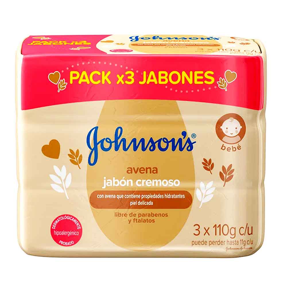 JOHNSONS JABON AVENA X 3UND