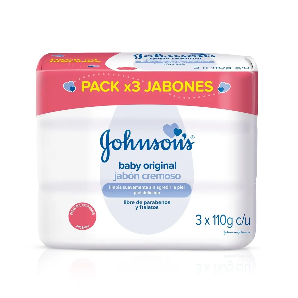 JOHNSONS JABON BABY ORIGINAL X 3UND