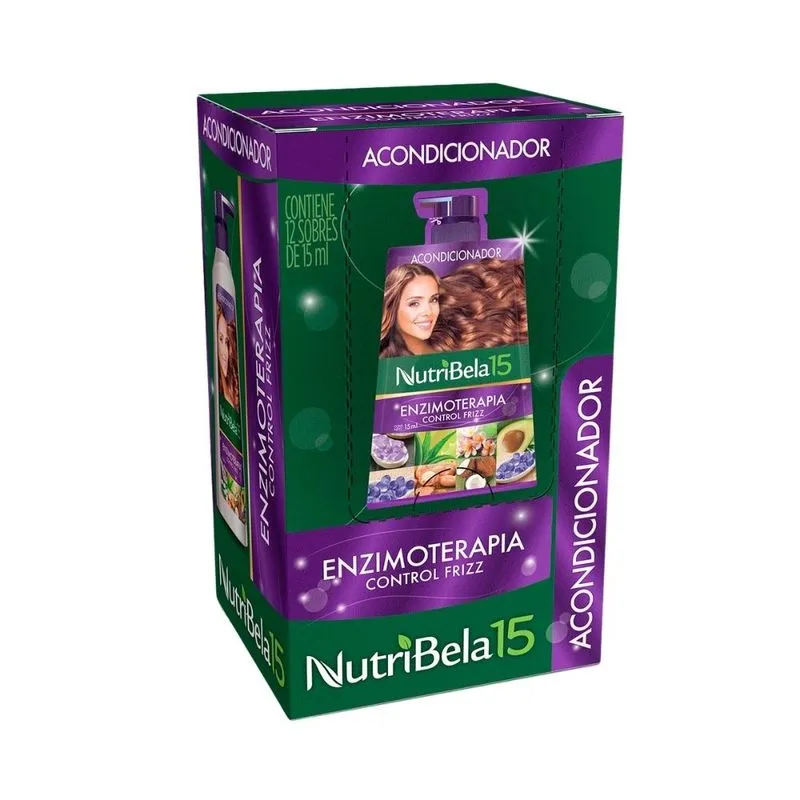 NUTRIBELA ACOND ENZIMOTERAPIA 12 SOBRES