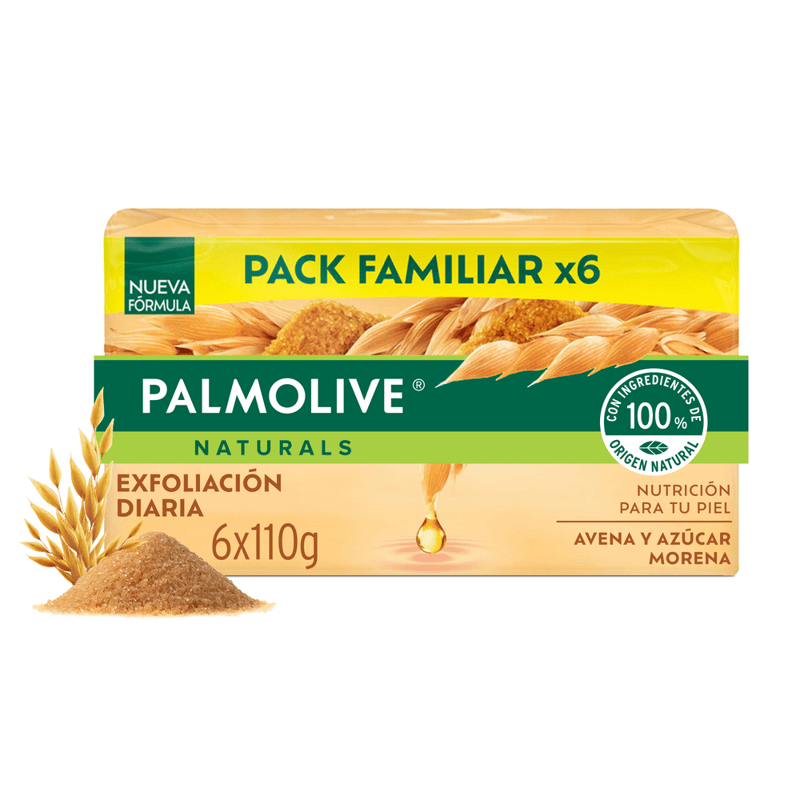 PALMOLIVE JABON X 110G AVENA X6 UND