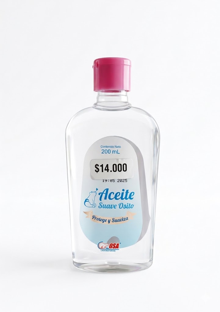 ACEITE SUAVEOSITO X 200ML UND